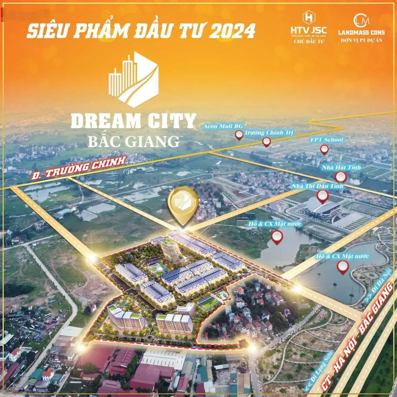 Bán đất nền Thành phố Bắc Giang sổ hồng từng lô, vị tri đẹp, giá rẻ tháng 9.2024 cho Nhà đầu tư