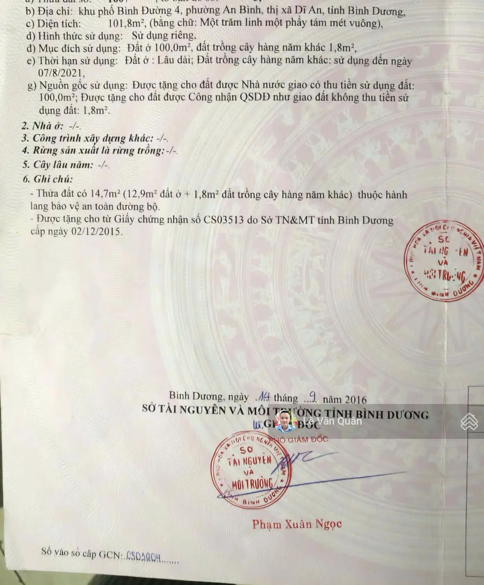 Bán mặt tiền kinh doanh Nguyễn Tri Phương Dĩ An sát Thủ Đức