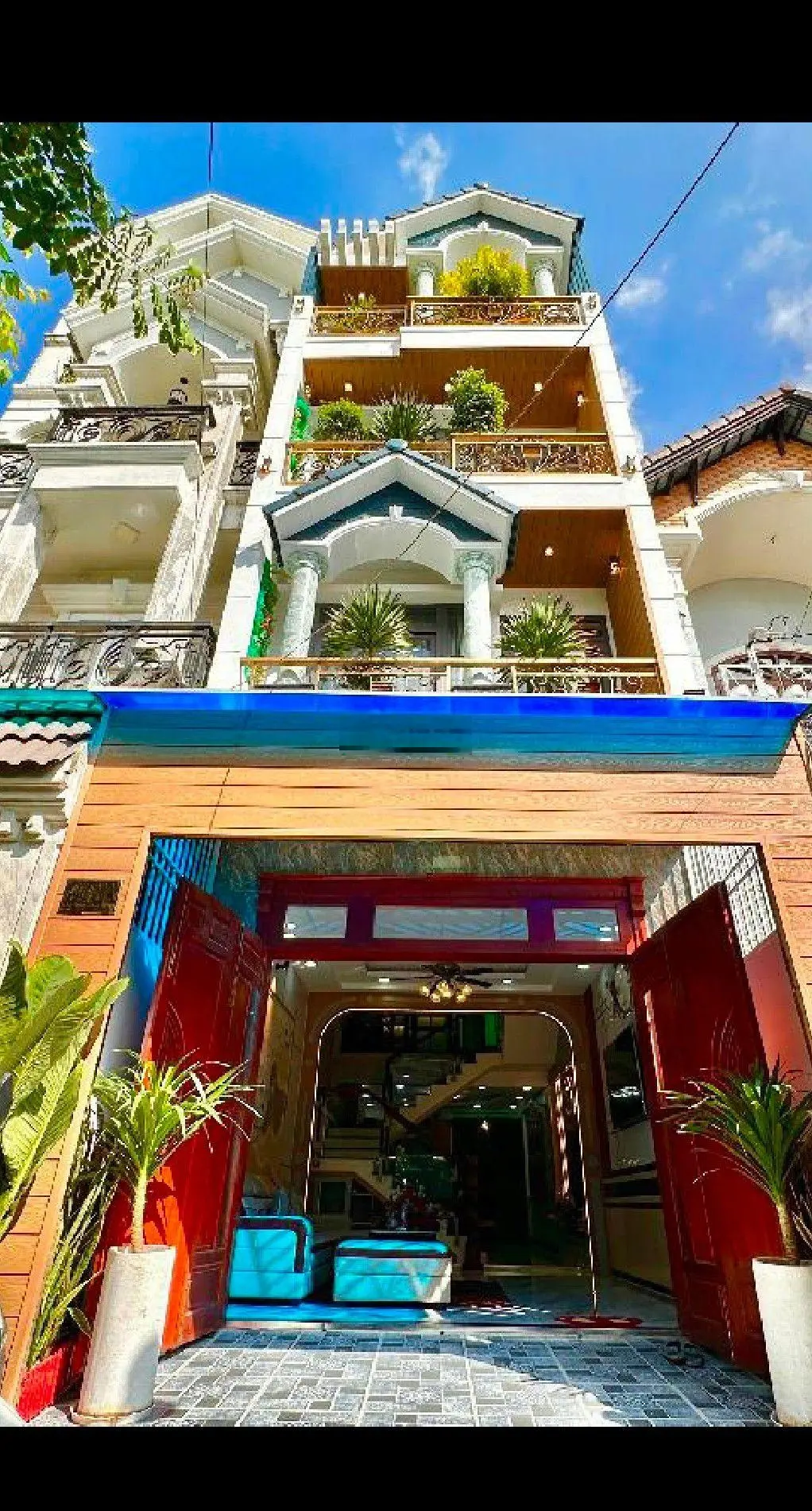 Nhà Tân Bình 4 tầng 5 pn đẹp long lanh, xe hơi ngủ trong nhà, nội thất cao cấp