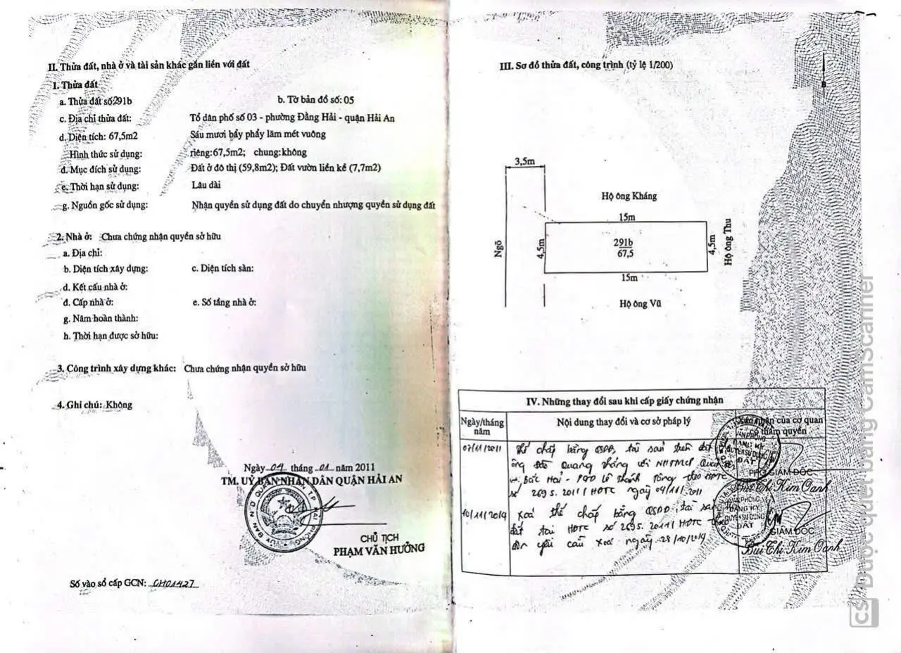 Bán nhanh lô đất mặt ngõ 311 Đằng Hải giá đầu tư