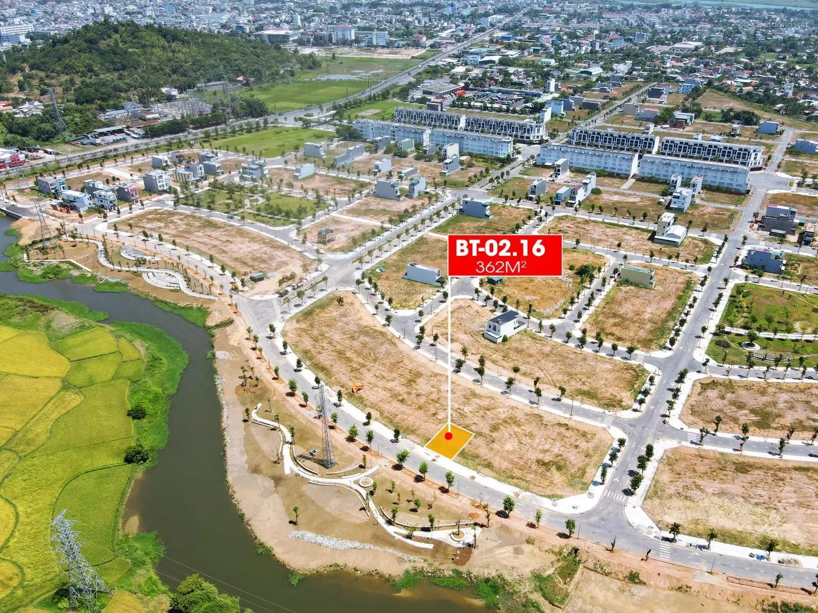 Đất nền biệt thự view sông Dự án Phú Mỹ Quảng Ngãi. Làm việc giá tốt nhất, vị trí VIP