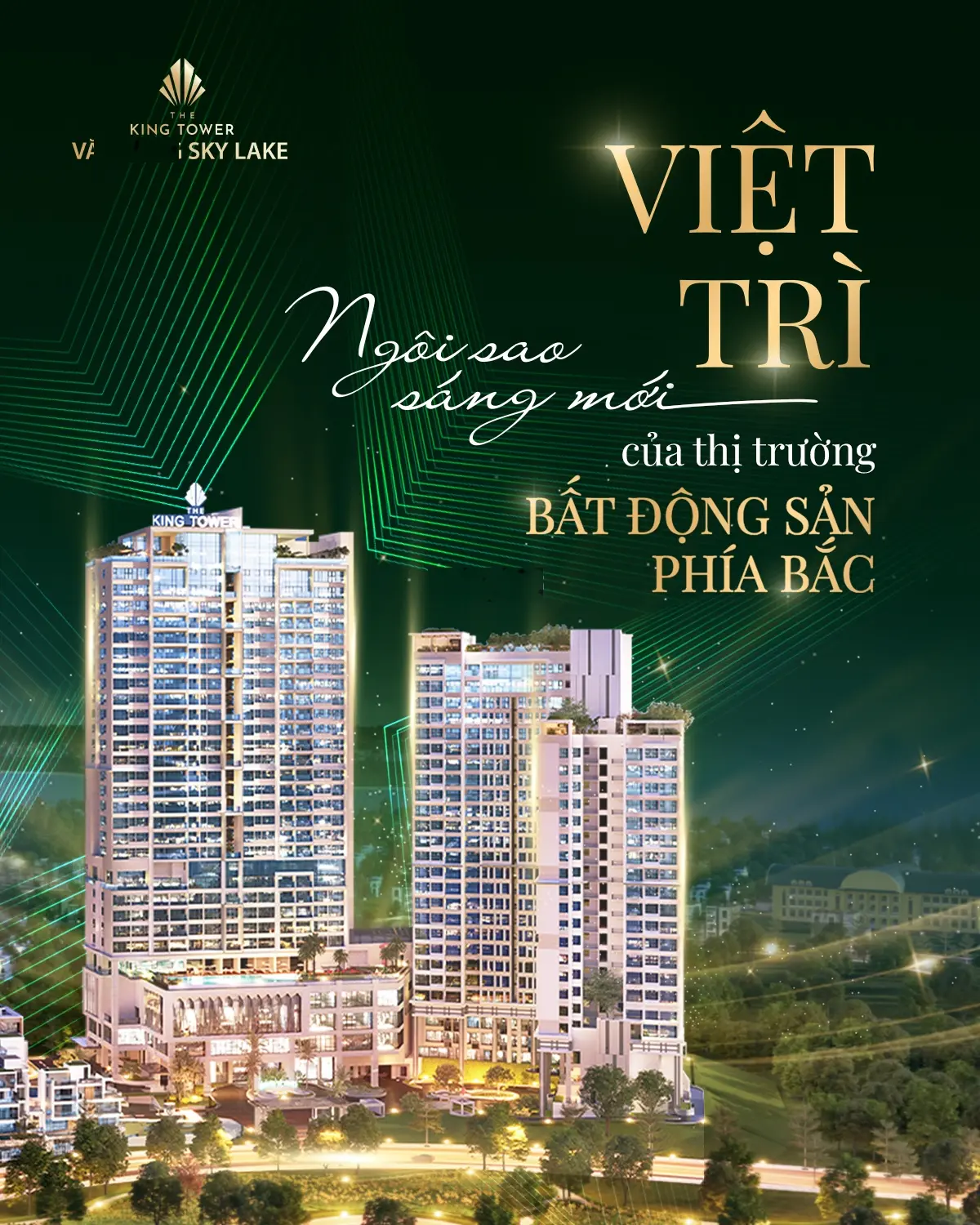 Căn hộ ven hồ 3PN Hồ Văn Lang, Việt Trì có vị trí ví như Hồ Gươm, Hà Nội, 109m2, chỉ từ 46tr/m2