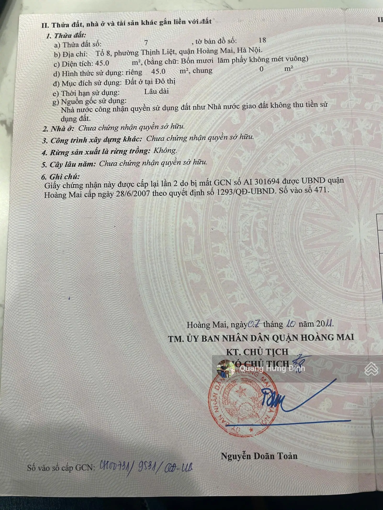 Tôi cần bán nhà số 12 phố Thịnh Liệt, Hoàng Mai, Mặt phố vỉa hè, Lô góc plo kinh doanh, 45m2, 10 tỷ