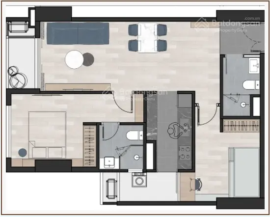 Cần bán căn A04 - 02 70m2 thông thuỷ, hướng Đông Bắc mát nhất dự án