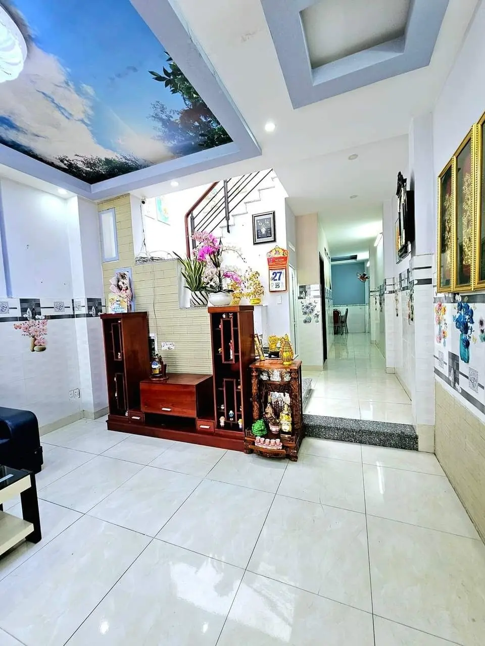 Chủ bán rẻ nhà trệt lầu đông hòa tp dĩ an sát chợ cây me trần hưng đạo vào 100m