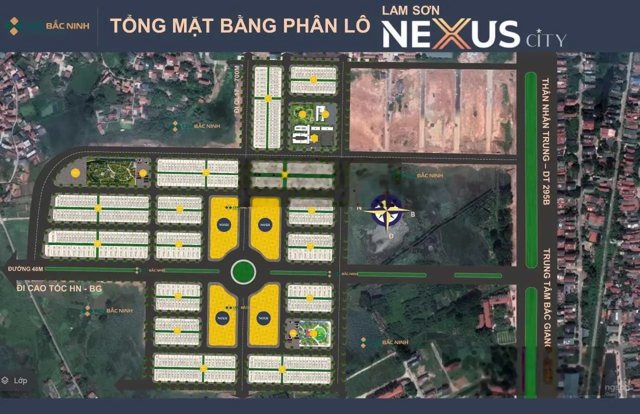 Đất nền KĐT mới Lam Sơn Nexus City, TP Bắc Giang - điểm đến cho NĐT