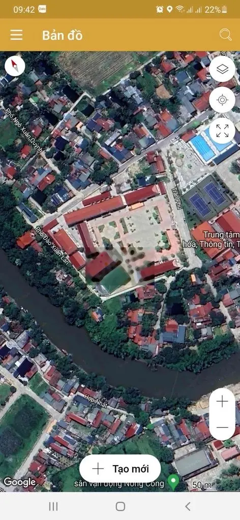 Đất ở view sông giữa thị trấn