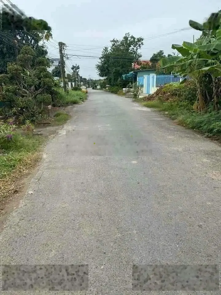 Đất thổ cư mặt tiền đường nhựa 158m2, cách chợ Long Thuận 100m ngay đường Nguyễn Thìn, SHR