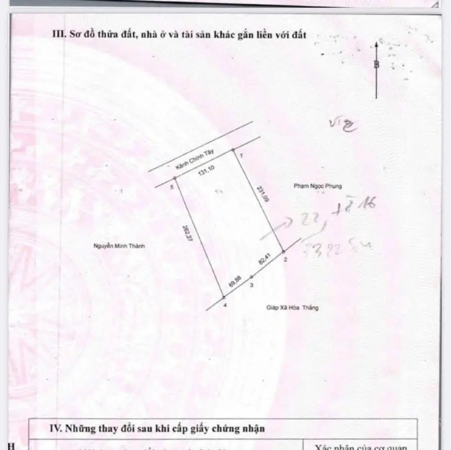 Lô 3.4ha ngay mặt tiền kênh Chánh Tây, gần trung tâm khu farm Hòa Thắng giá 1,2tr/m2