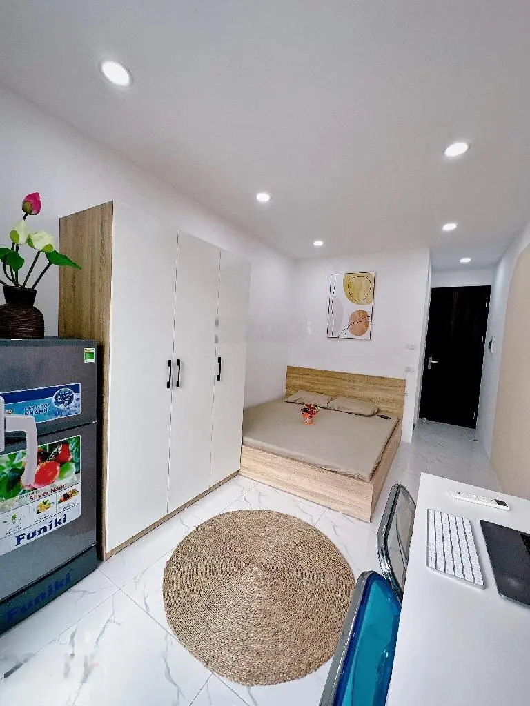 Tân Xã Hoà Lạc, đường ô tô tránh, 80m2 xây 6 tầng, 17phòng cho thuê, dòng tiền đang thuê full phòng
