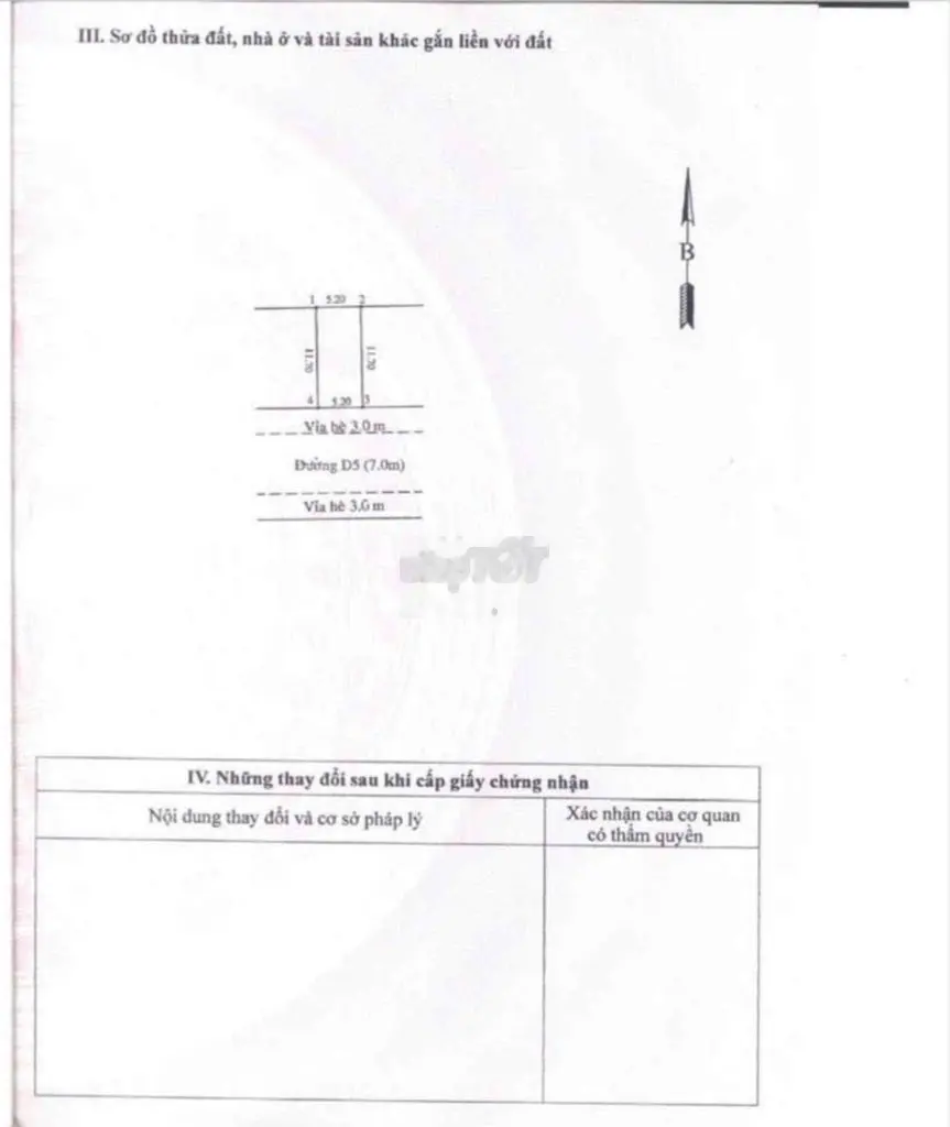 Bán đất 60.9m2 KDC Phúc Đạt p.Tân Đông Hiệp Tp.Dĩ An