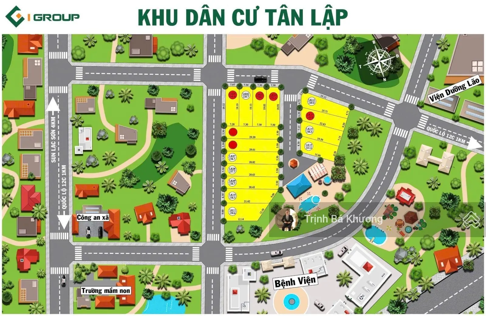 Bán đất full thổ cư gần Sun Group 256 triệu