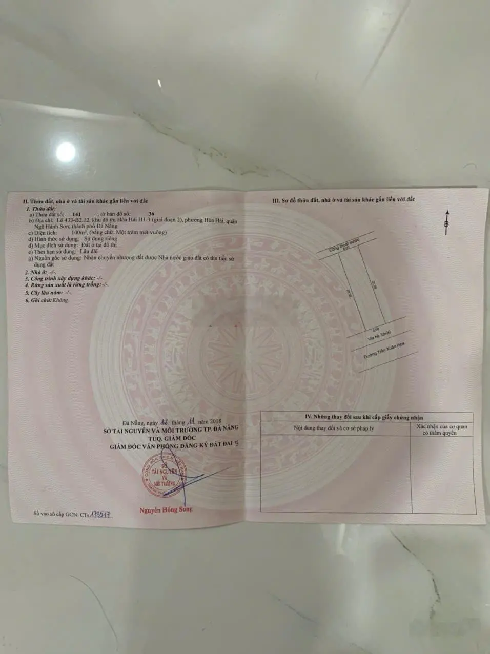 Bán nhà 2 tầng đường Trần Xuân Hòa - Hòa Hải - Ngũ Hành Sơn (cách biển 500m) giá 4ty6 LH 0942 992 ***
