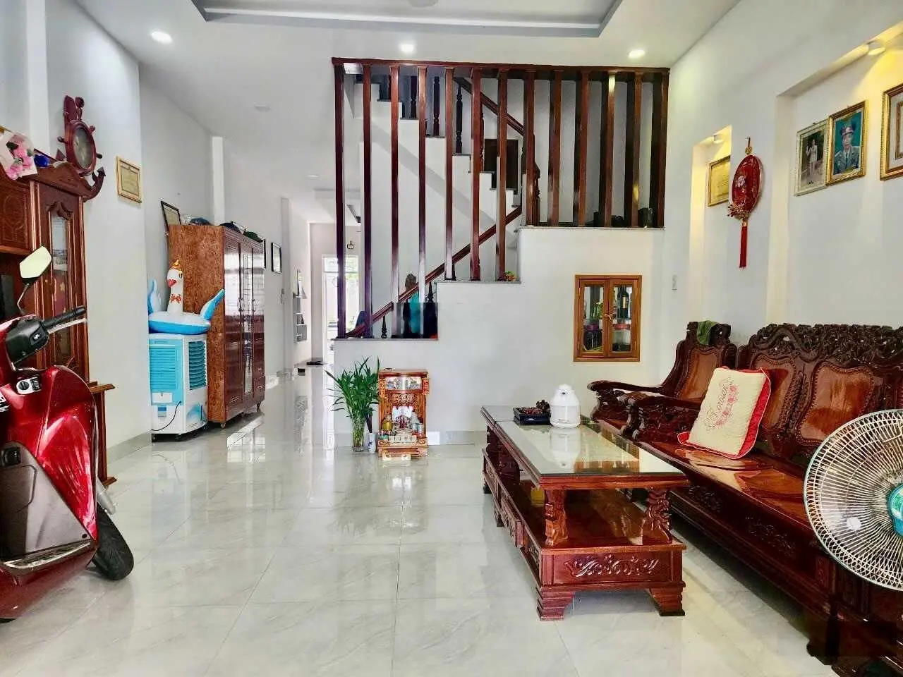 Cần bán nhà 1 trệt 2 lầu mặt tiền đường T12 khu đô thị An Bình Tân, Nha Trang giá 5.3 tỷ