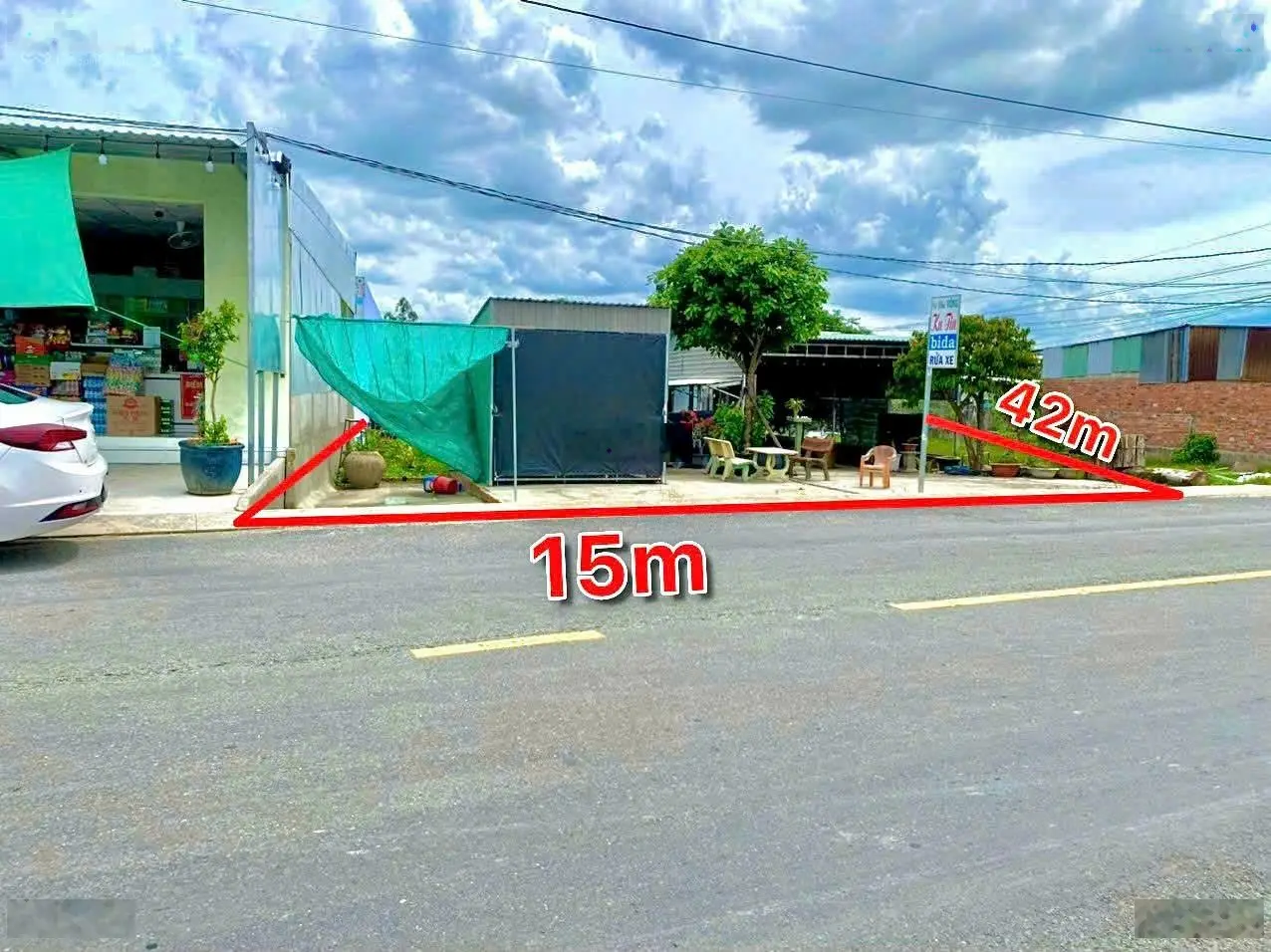 Bán đất ở tại đô thị - thị trấn Tân Trụ, mặt tiền đường tỉnh lộ 833 gía 5,1 tỷ, diện tích 600 m2