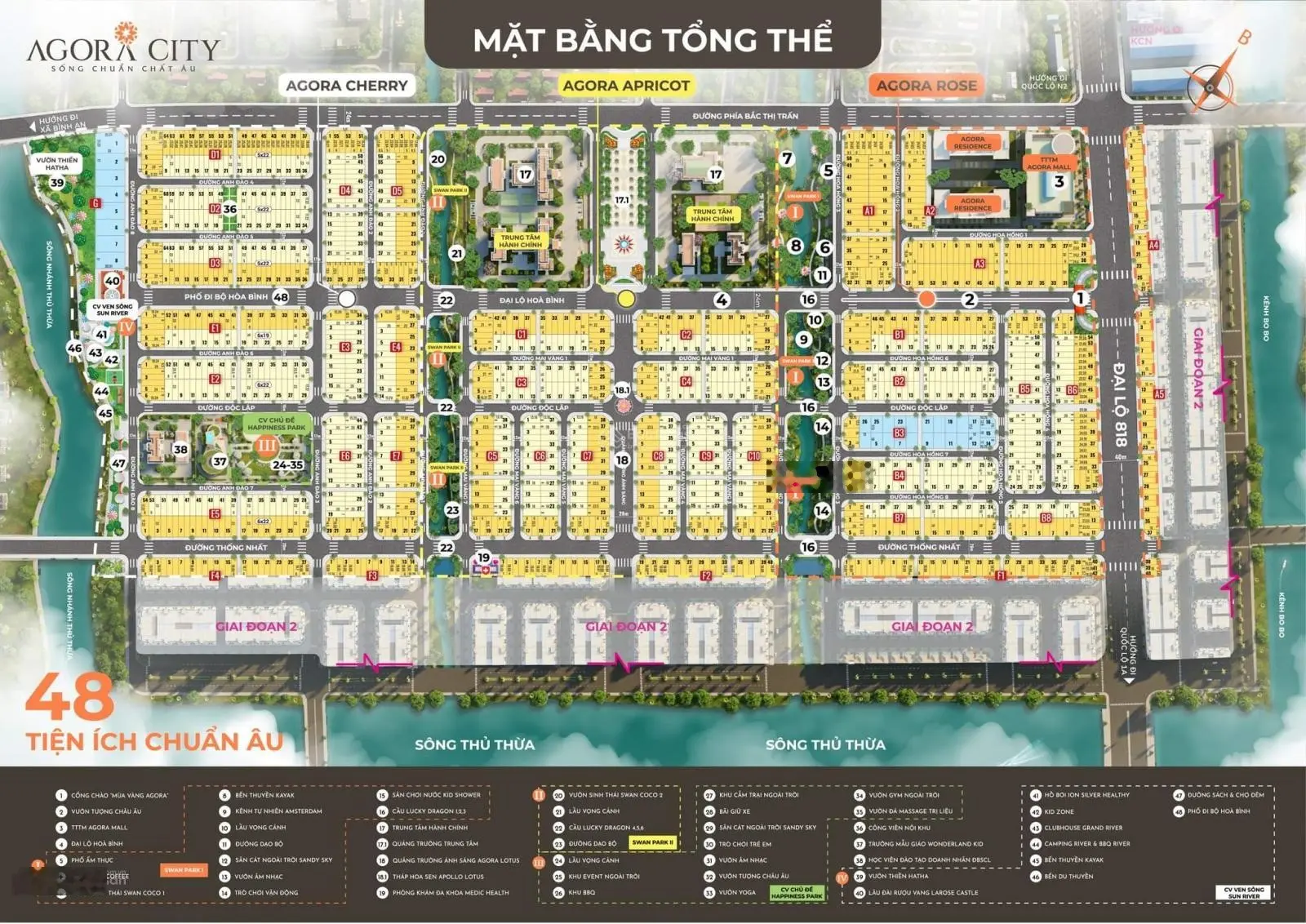 Nền shophouse mặt tiền đường TL 818 cách TTCH Thủ Thừa chỉ 200m, chỉ với 360tr sở hữu ngay