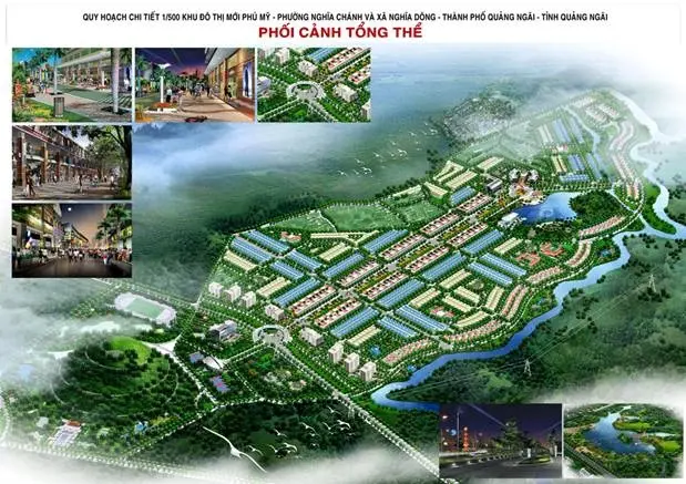 Đất nền biệt thự view sông Dự án Phú Mỹ Quảng Ngãi. Làm việc giá tốt nhất, vị trí VIP