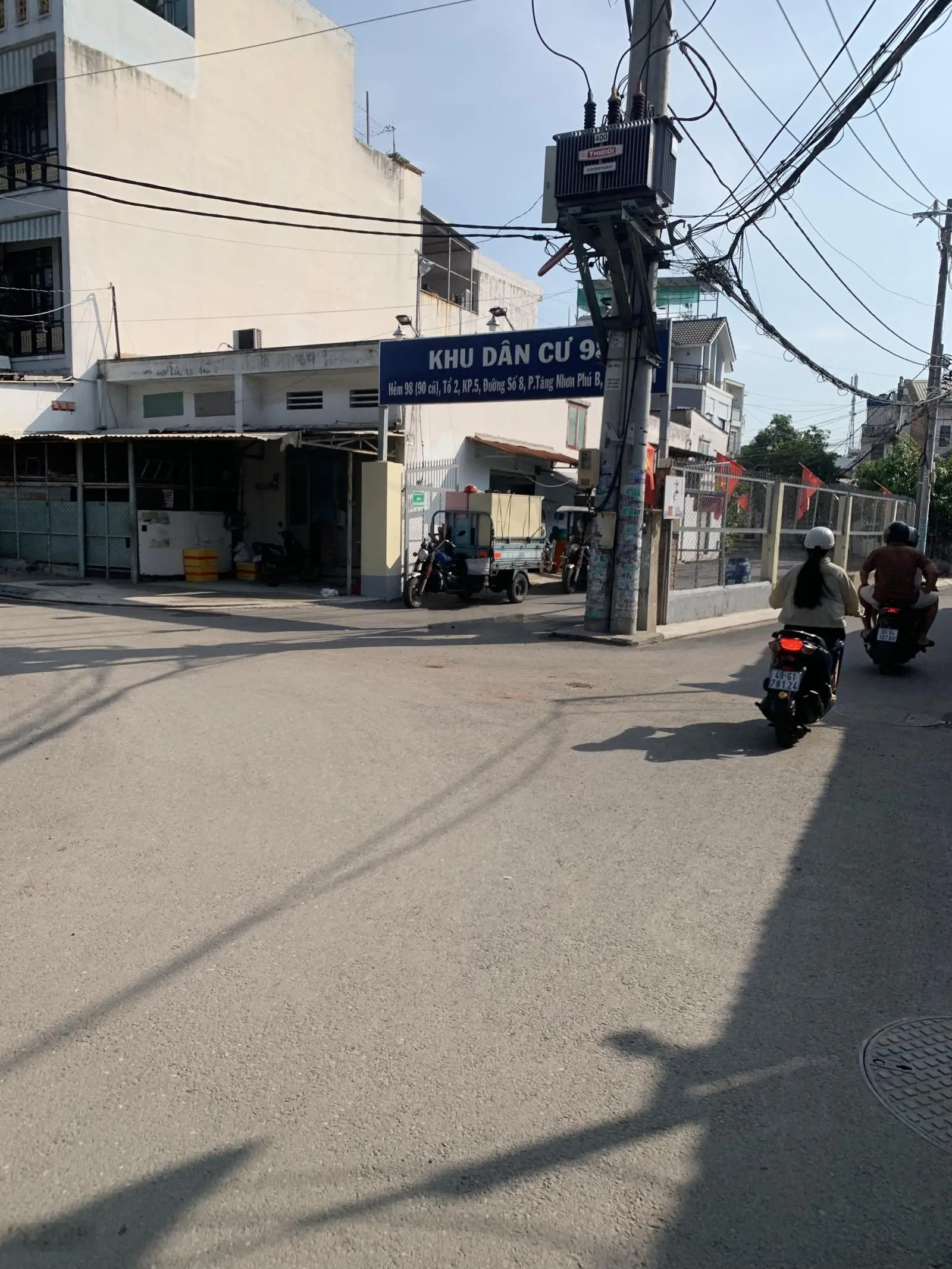 7x21.5 mặt tiền đường thông, Quang Trung, Hiệp Phú, khu Hoa Lư, TP. Thủ đức, phù hợp xây CHDV