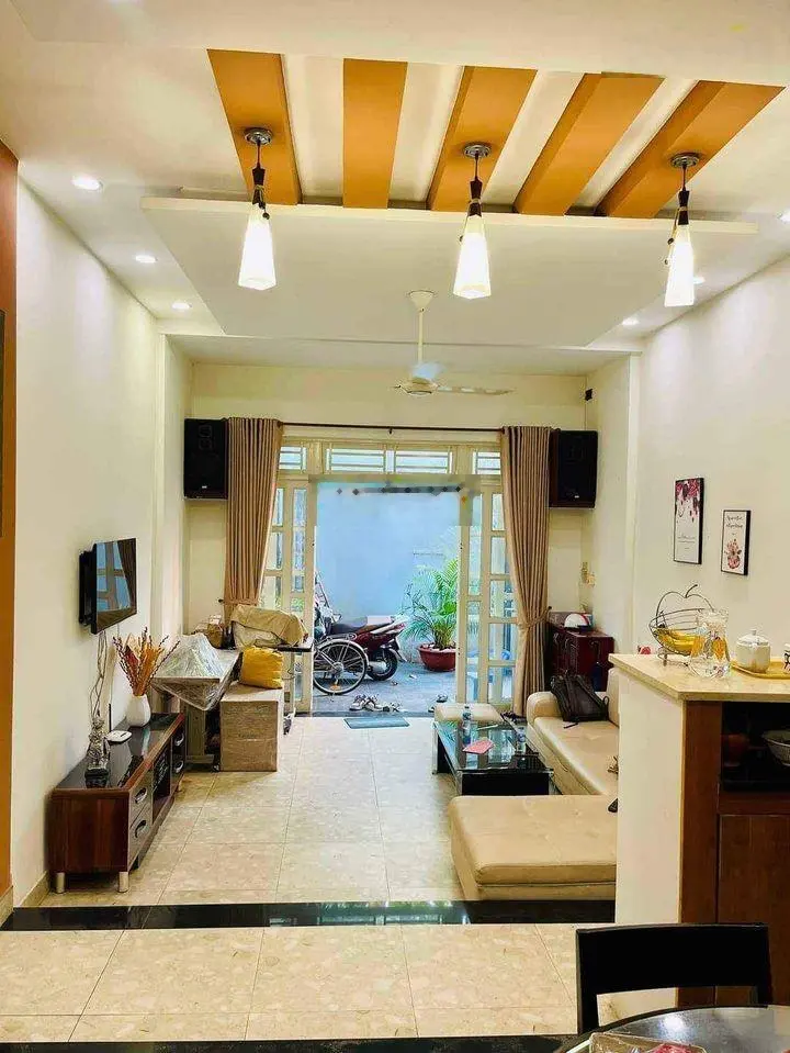 Nhà BTCT Trương Thị Hoa, Q12, 52m2, 1T11L, 2PN, 2WC, hẻm to xe oto ra vào thoải mái, full NT