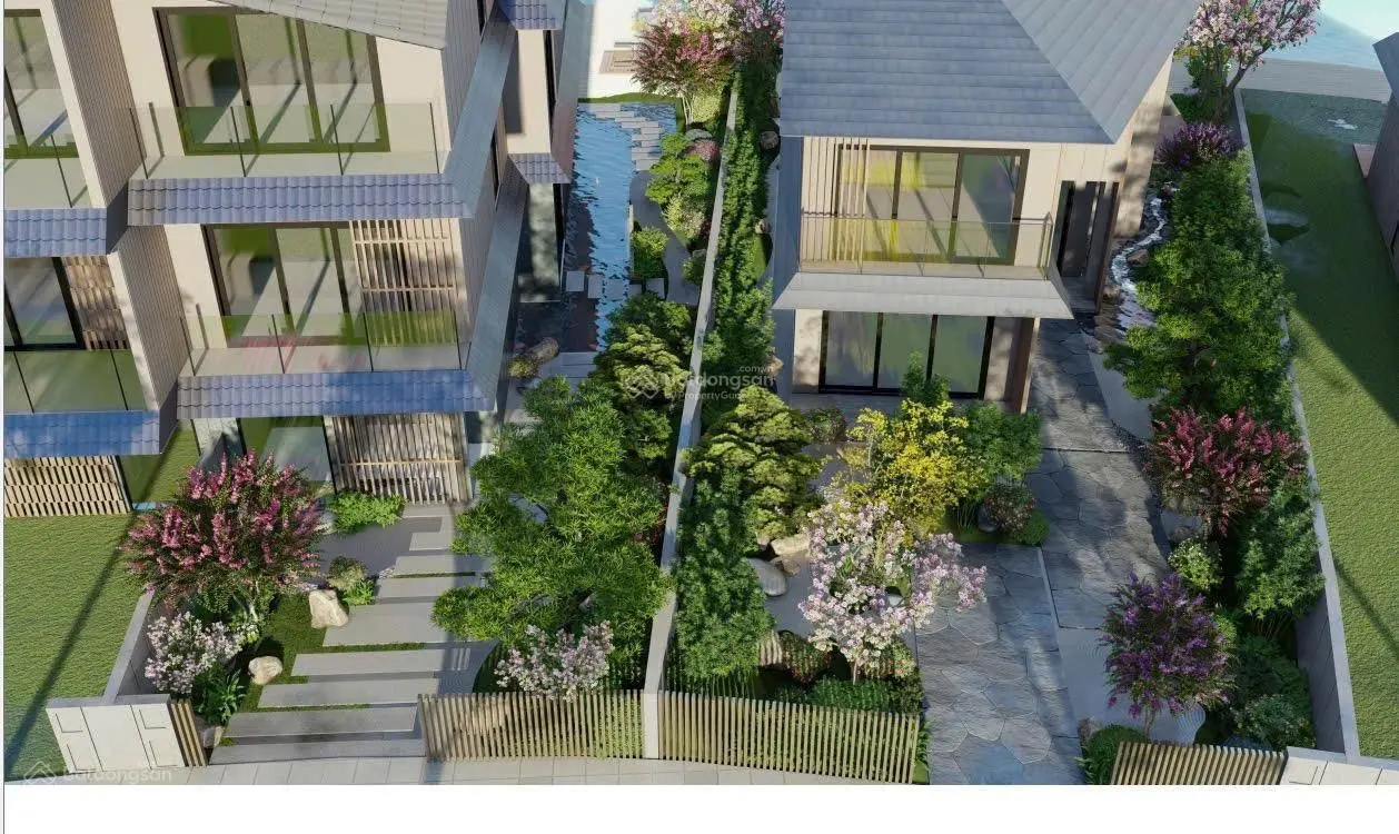 60triệu/m2. 14,4 tỷ song lập 190.2m2 Hoàng Gia VIP. Biệt thự dát vàng 18K, biển sau nhà cát trắng