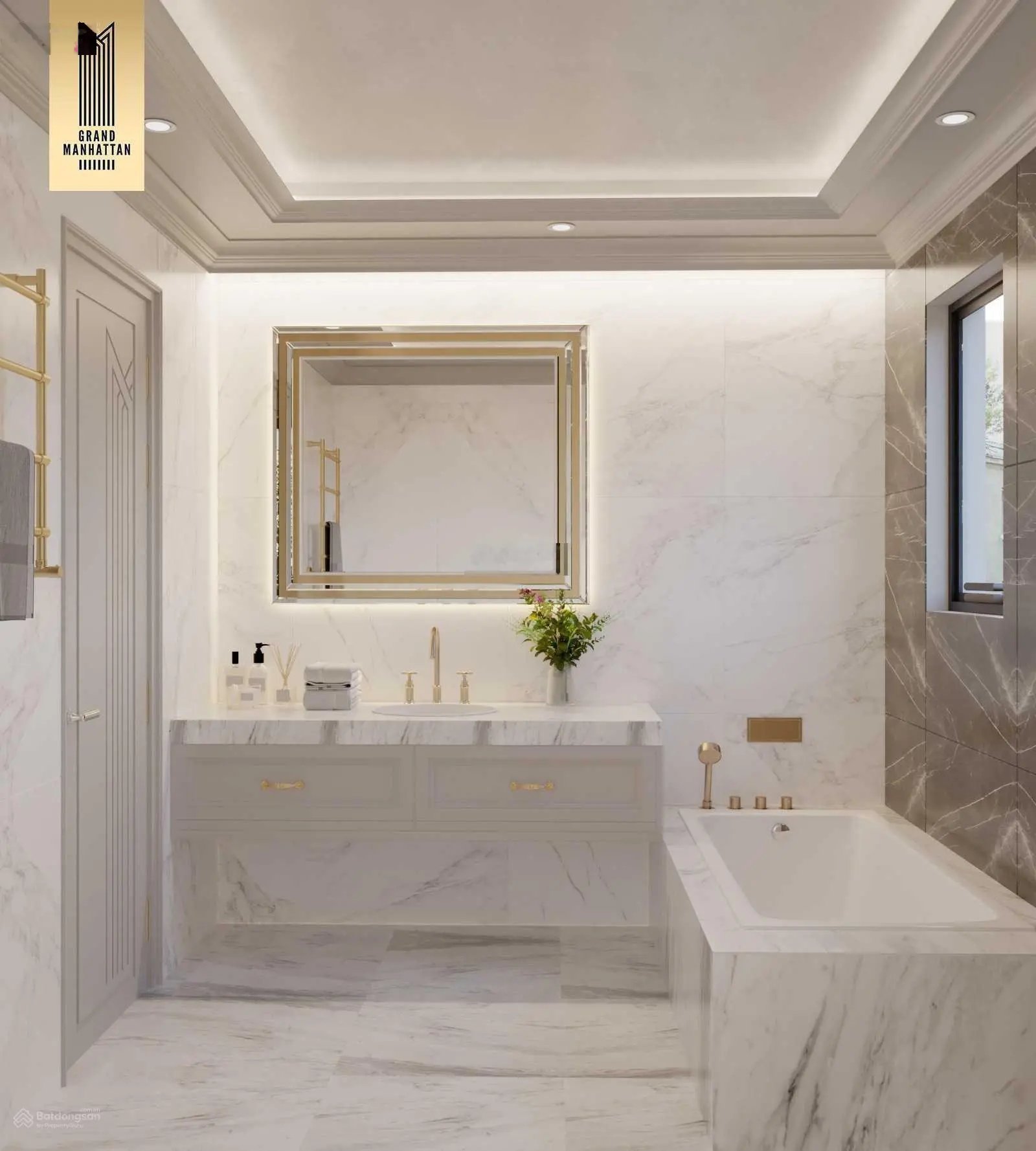 Ngộp Bán gấp căn hộ The Grand Manhattan Q1, căn 2PN 68m2 giá 8.5tỷ view sông SG
