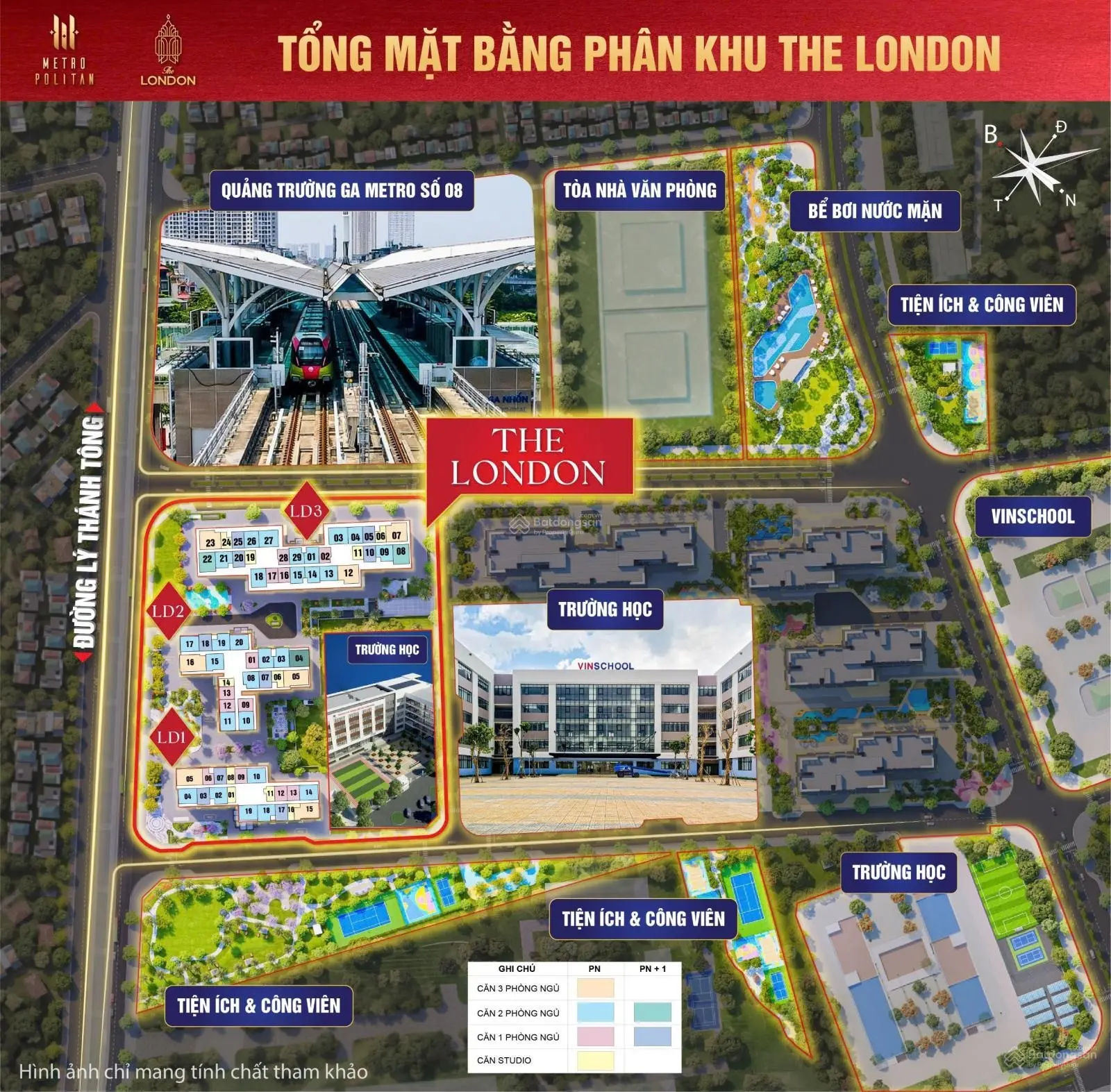 Căn góc 2PN + 1 tòa LD3 tầng trung, giá 4.9 tỷ tại VHOCP 1