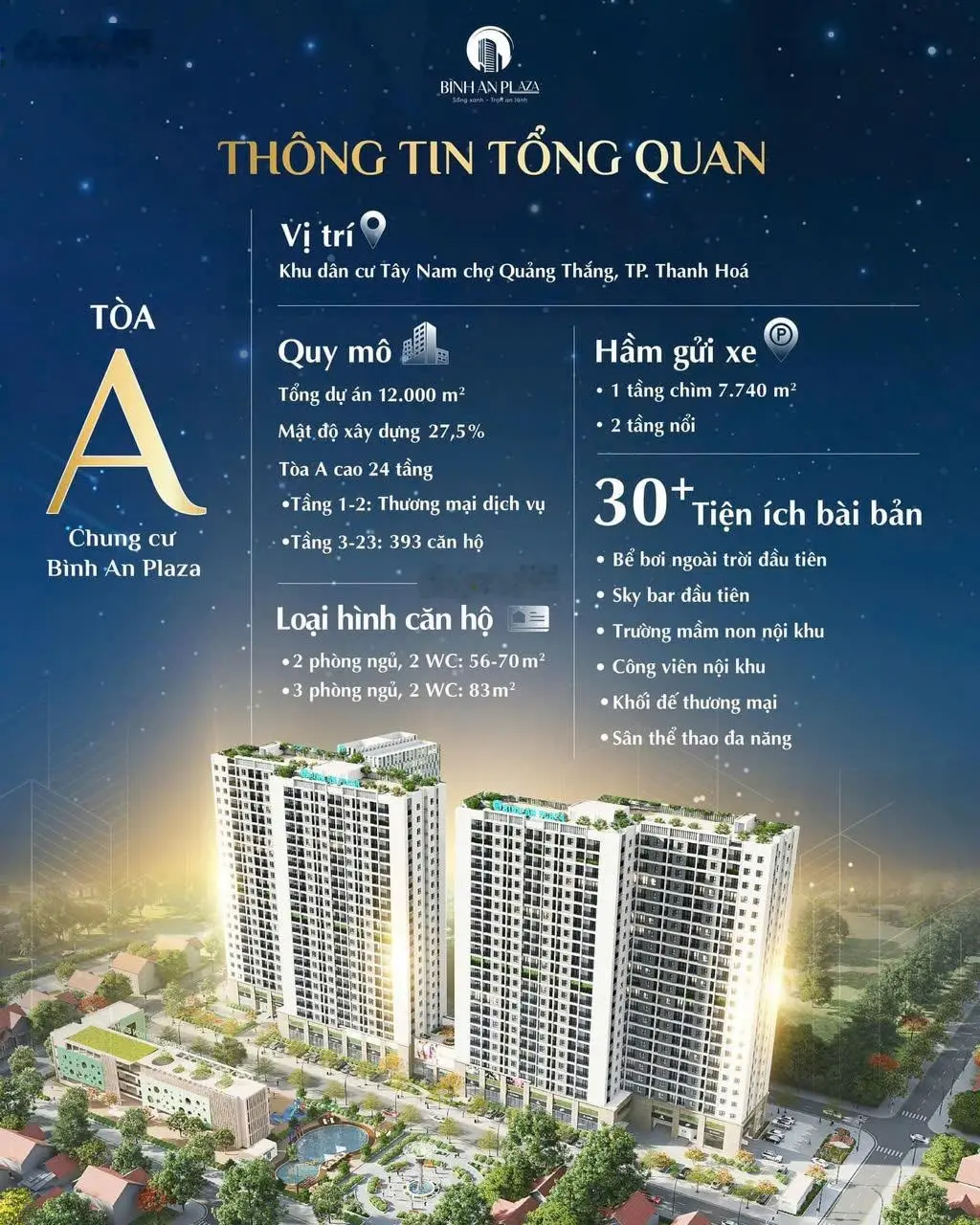Mở bán Toà A Chung cư Bình An Plaza - Nhận đặt chỗ ngay từ bây giờ để nhận chiết khấu tốt
