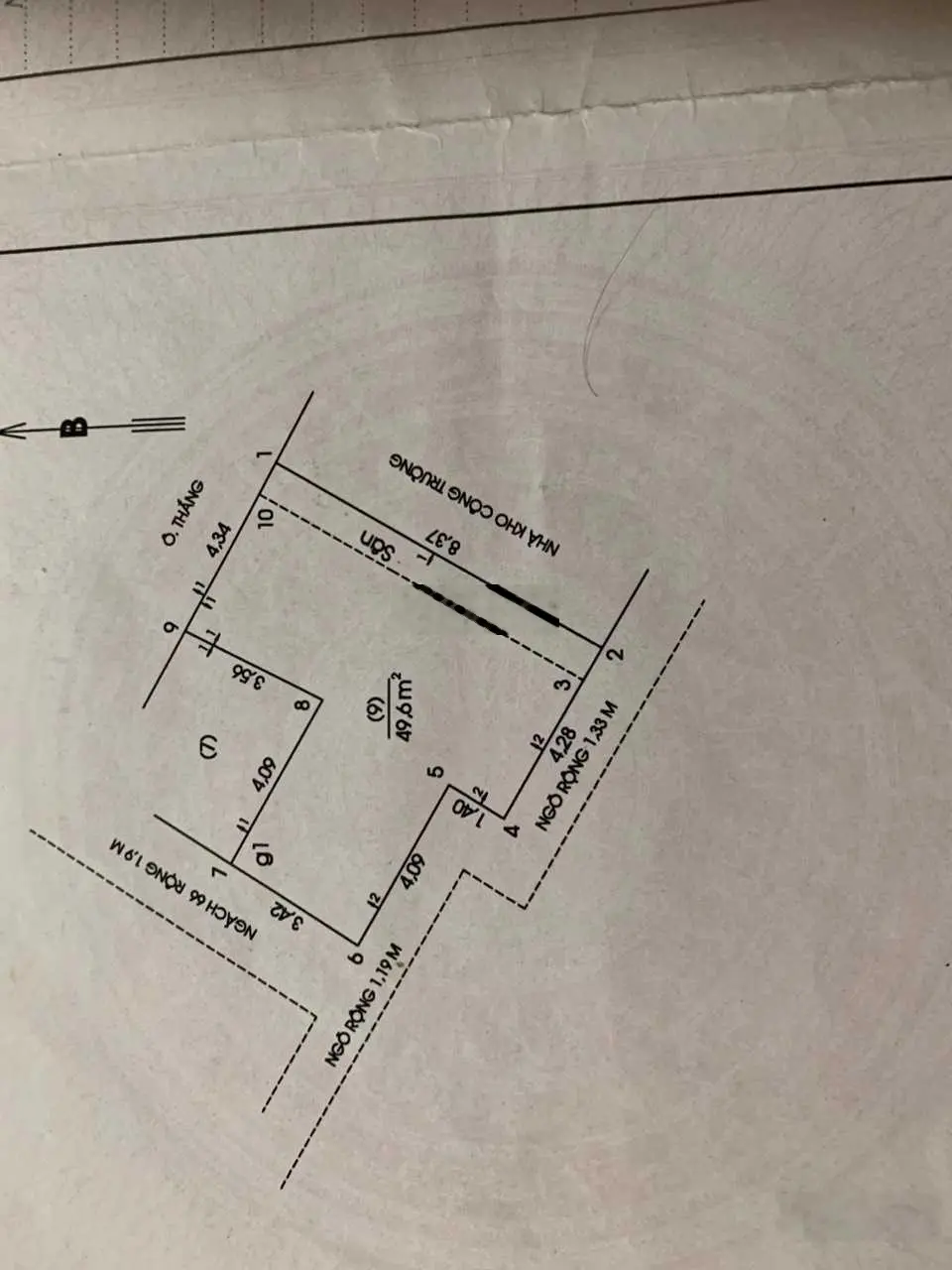 Bán nhà riêng chính chủ 70 m2 ngõ Thông Phong