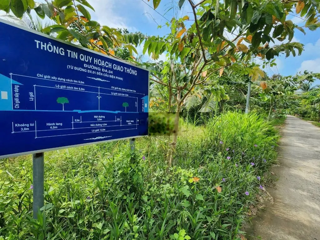 NỀN 7X47M CÓ 50M THỔ MẶT TIỀN HẺM THÔNG 6M XE 6 TẤN