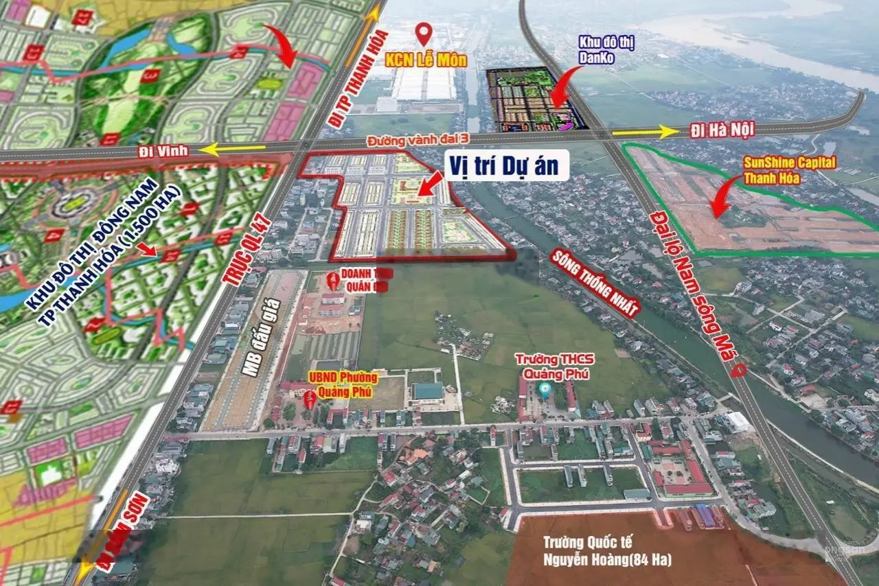 Đón sóng Vành Đai 3 chính chủ cần bán 2 lô LK2 cực đẹp view chung cư và lô góc hướng Vành Đai 3