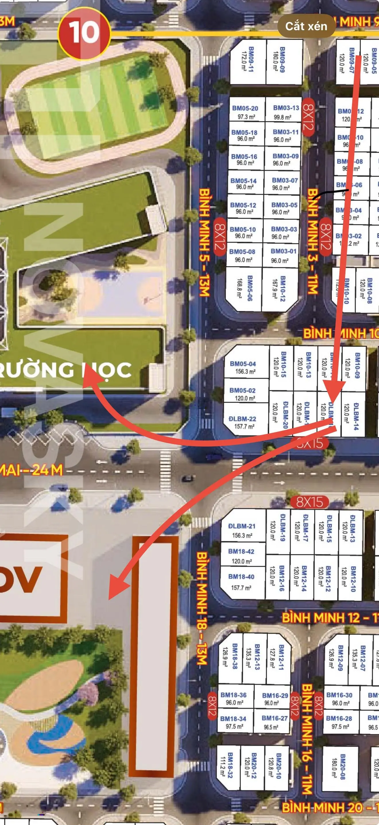 Chuyên XẺ KHE, ĐLBM - Vin Đan Phượng trước khi TĂNG GIÁ 2%, giá chỉ từ 168tr/m2