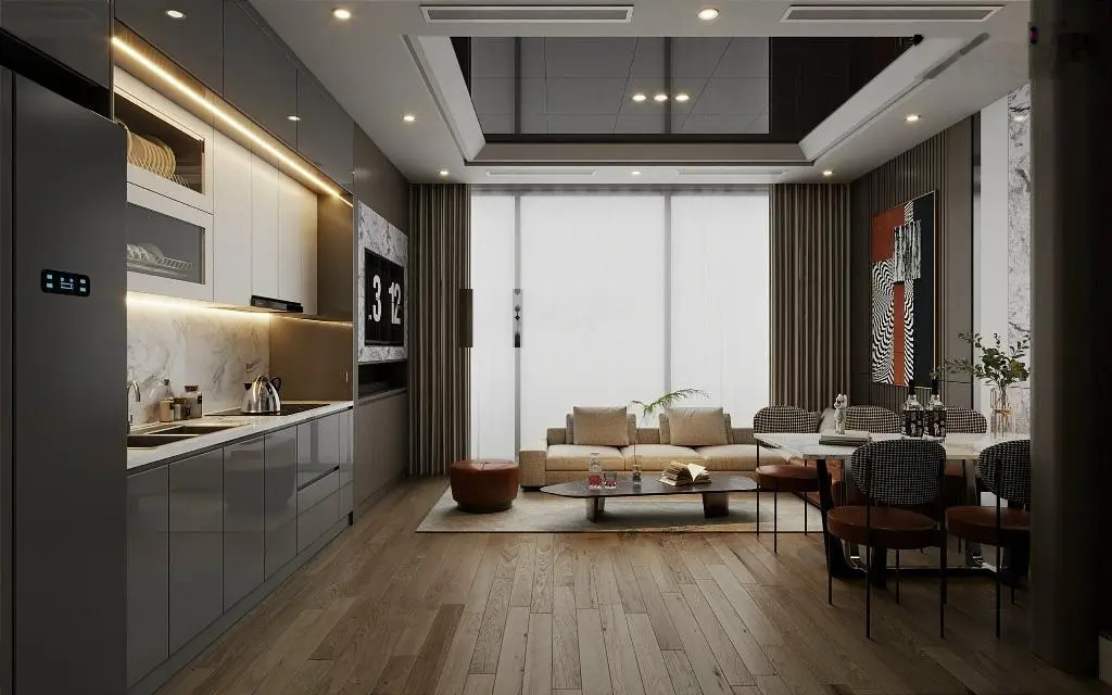 Nhà mới. Thiết kế hiện đại. Full nội thất