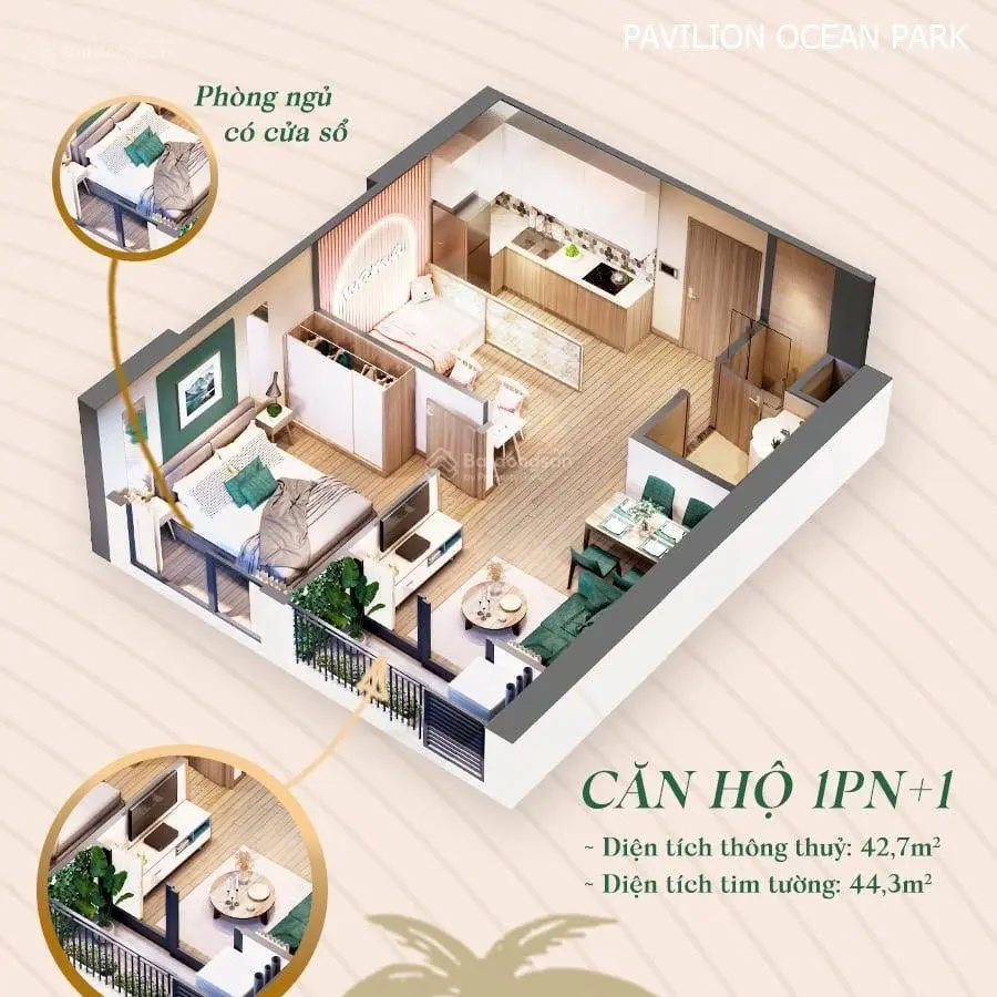 CC gửi bán căn hộ 2 PN 2.75 tỷ The Pavilion rẻ nhất thị trường. LH em 0967 282 ***
