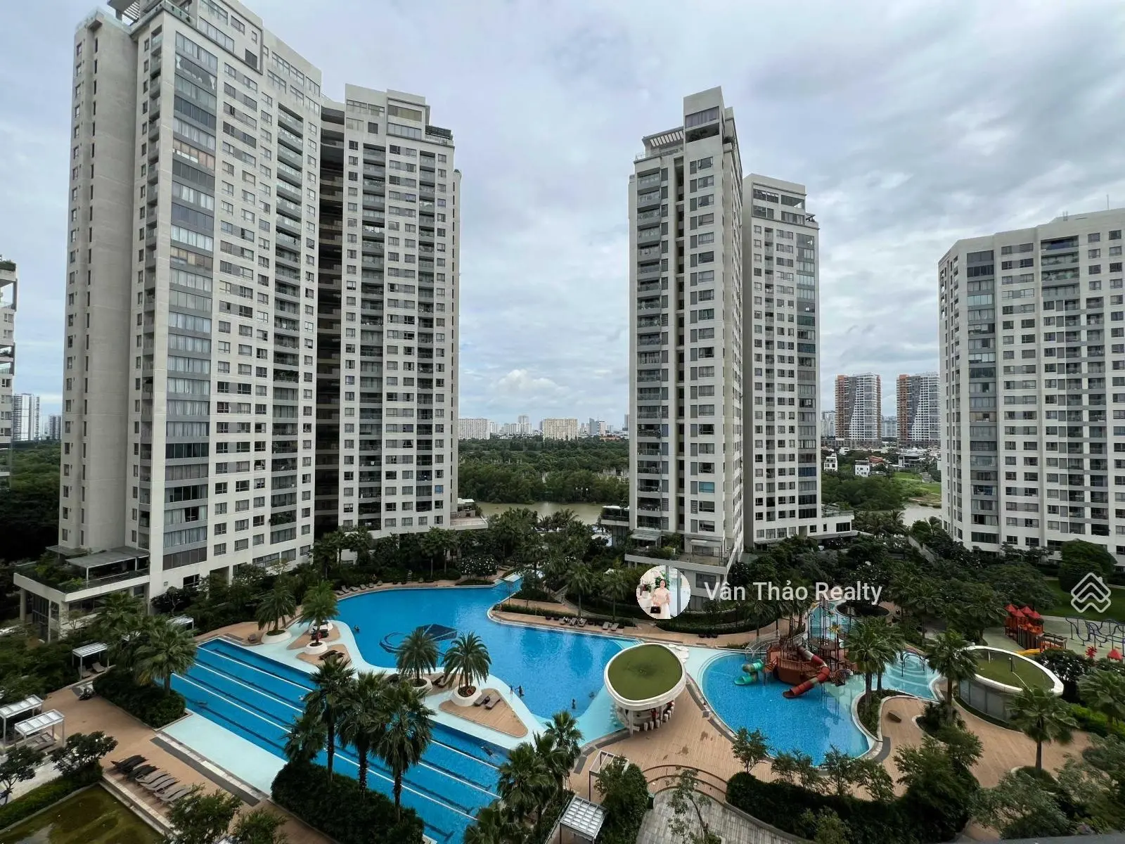 (Giá tốt nhất - tin thật 100%) chỉ 7,3 tỷ bao hết - tầng trung thấp - view hồ bơi Đảo Kim Cương Q2