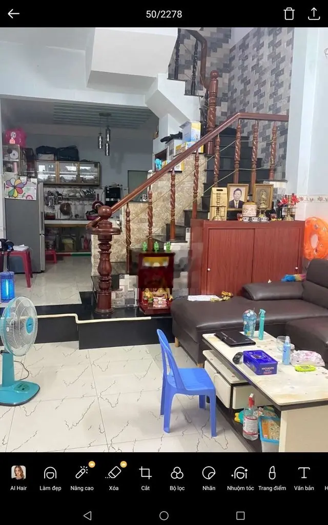 BÁN NHÀ MỚI ĐẸP 52M2 SHR HẺM 187 MỄ CỐC P15 Q8 1 TRỆT 1 LẦU