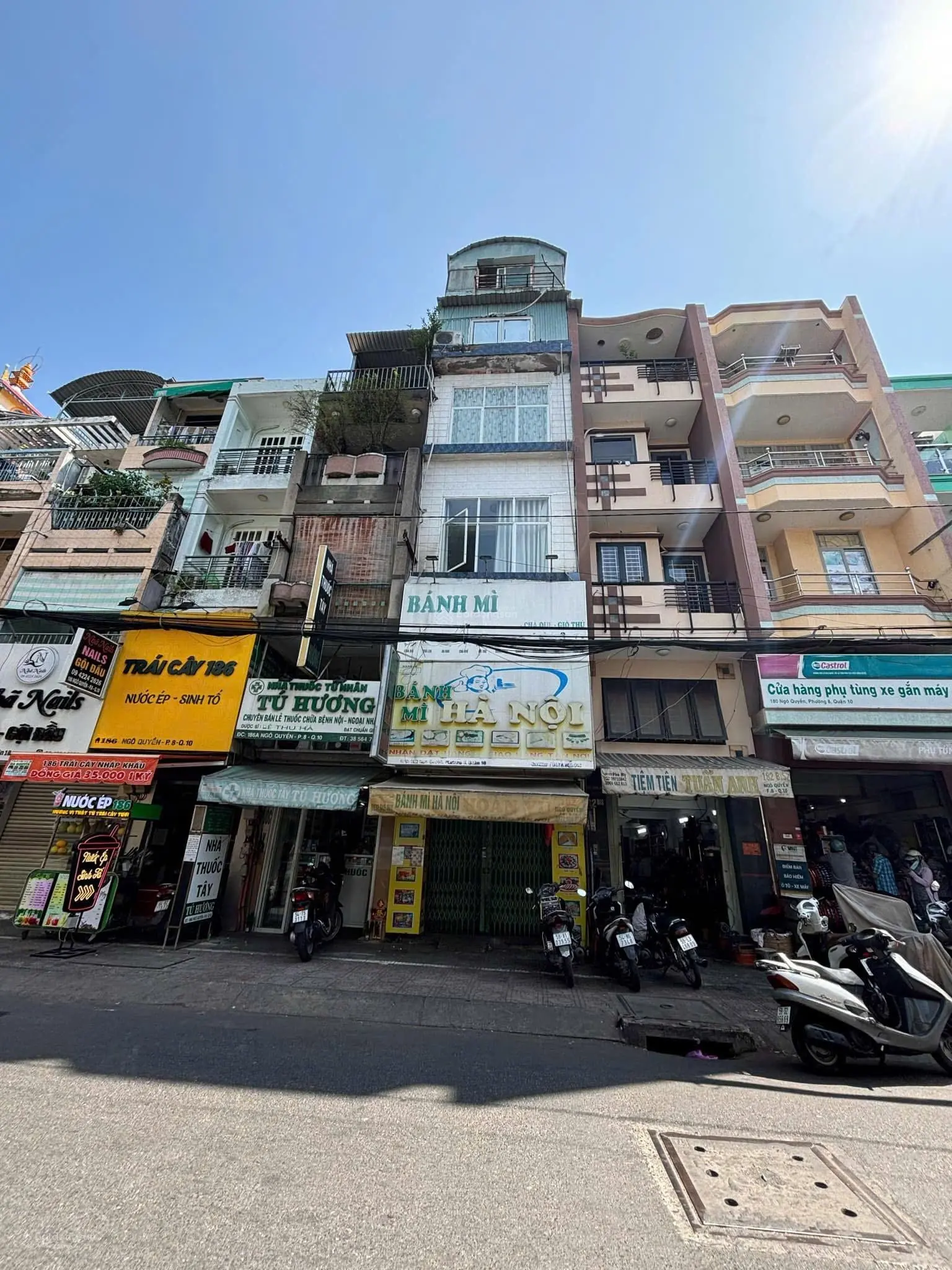 Căn duy nhất đang bán mặt tiền Ngô Quyền P8 Quận 10. Diện tích 3,5x11m trệt 3 lầu, giá 16 tỷ