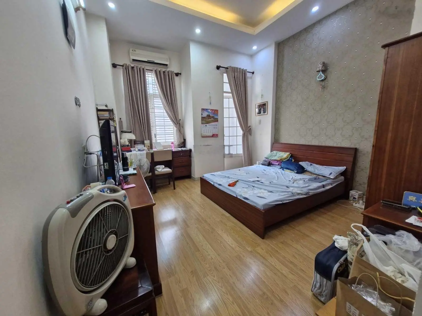 Hẻm nhựa 6m 251/ Lê Quang Định 4x16m vuông vức trệt 2 lầu sân thượng đã hoàn công