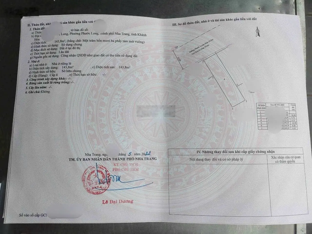 Bán đất mặt tiền đường Phước Long: 143,8m2 ngang hơn 6m giá 8,8 tỷ! Đường rộng 20m