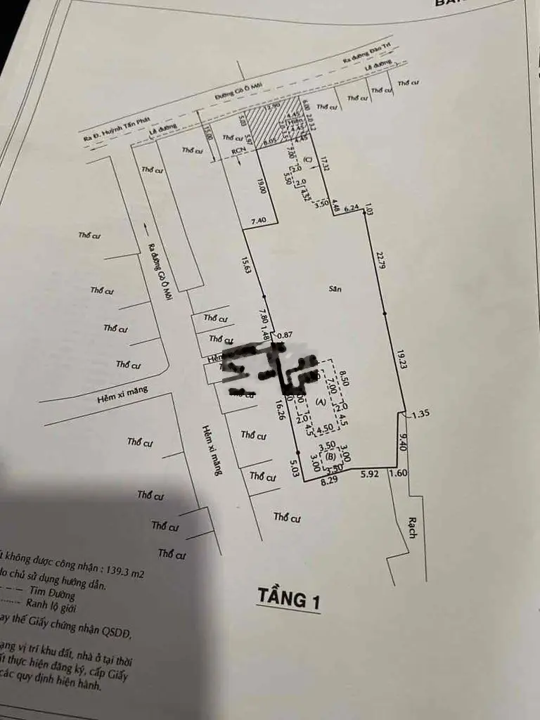 Bán 1500m2 đất sổ đỏ MT Gò Ô Môi, Nam Long, Q7