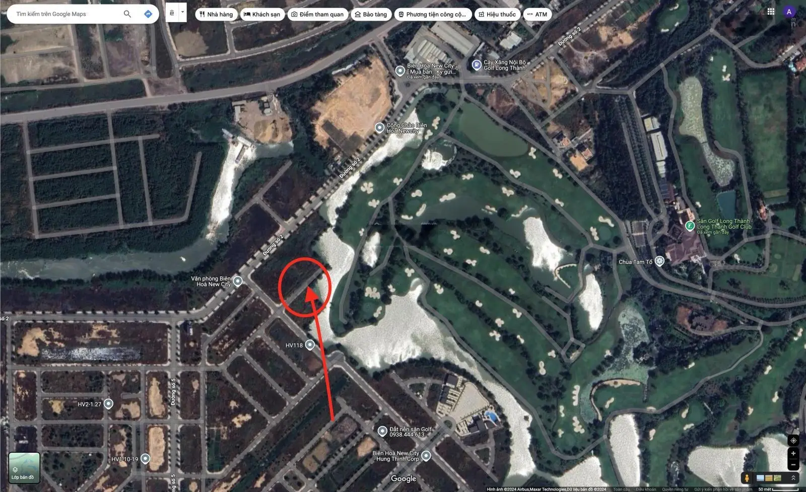 Chính chủ cần bán nhanh nền đất Dinh Thự 800m2 trong dự án Biên Hoà New city, sân golf Long Thành