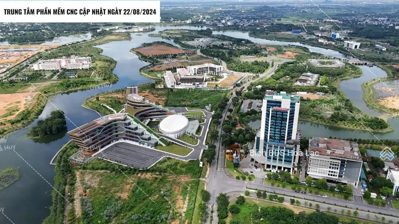 Đất mặt hồ đô thị vệ tinh Hoà Lạc, DT 3500m2, gần DH09