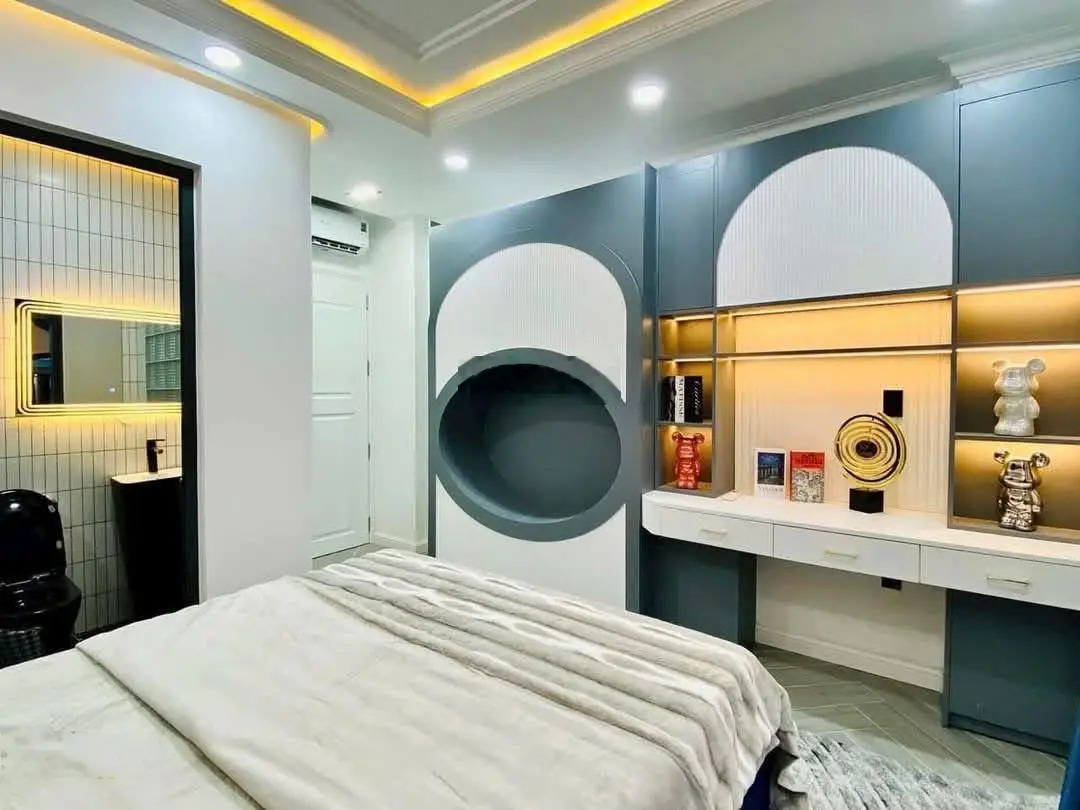 Nhà mặt tiền kinh doanh 158 đường số 59 P14 GV 4 tầng 4PN 5WC thang máy full nội thất