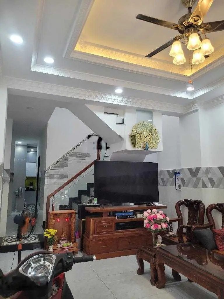 Nhà mới HXH Phạm Văn Chiêu, ngang 4m, 74m2, 4 tầng, full nội thất, vào ở ngay