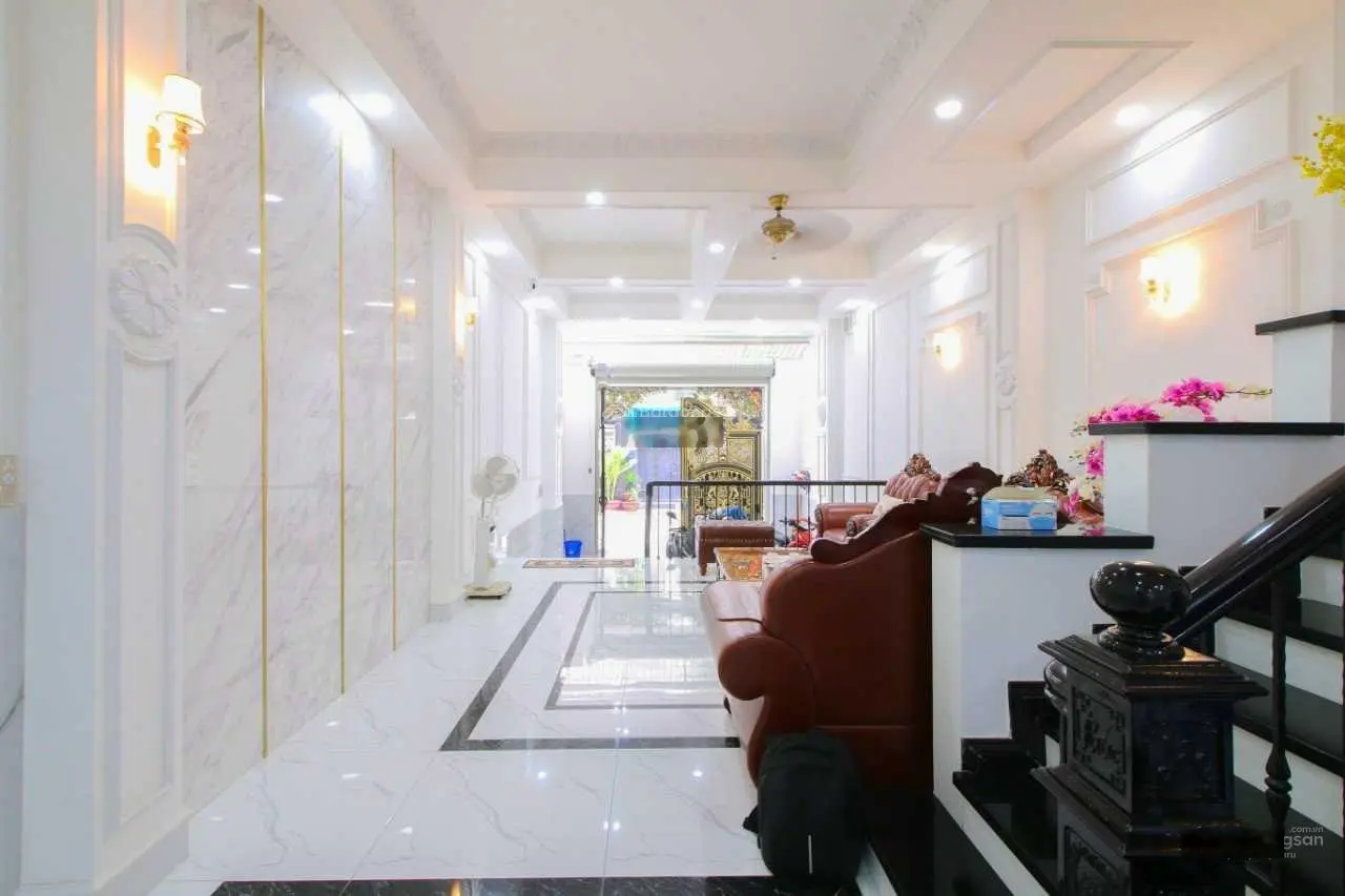 16,5 tỷ TL - Nhà Mặt tiền đẹp lung linh 4 tầng full NT cao cấp - 5x20m sổ A4-ngay CC Bàu Cát 2 QTB