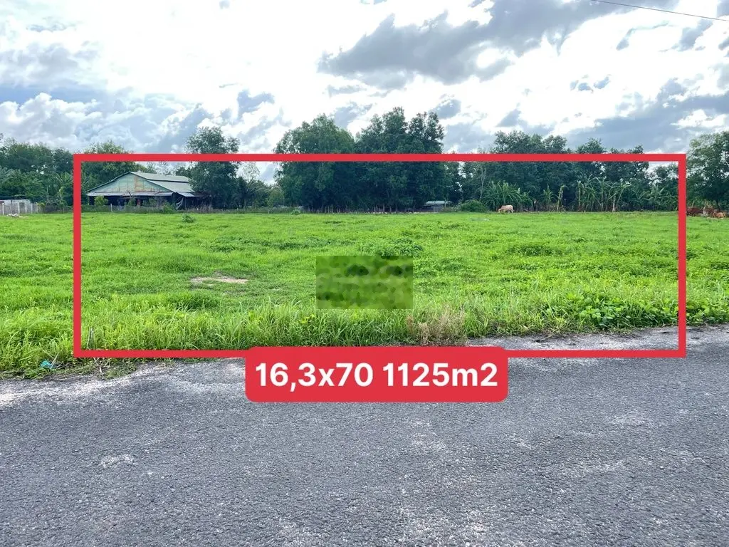 BÁN ĐẤT XÃ LONG MỸ - PHƯỚC HẢI .DT 1125M CÓ 16M MT NHỰA GIÁ 3 TỶ