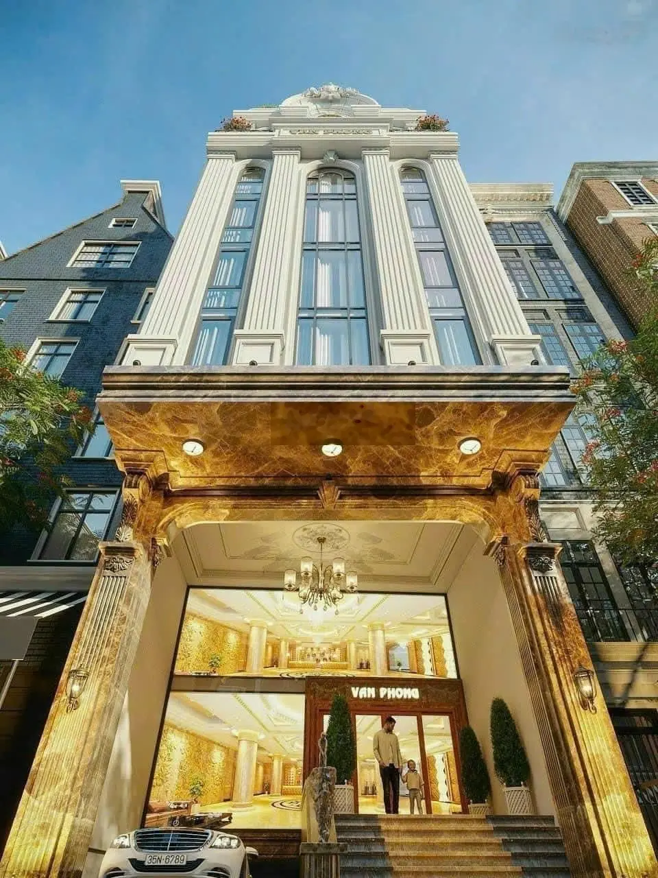 Bán toà nhà phố vip Trần Quý Cáp thông sàn 100m2 x9t, MT 5.5m, ở + kinh doanh, giá bán: 51.5 tỷ