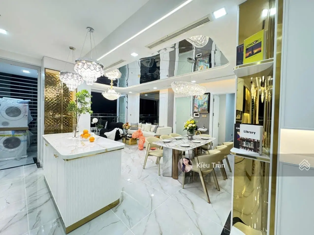 Căn hộ cao cấp 4 phòng ngủ view và tầng siêu hiếm tại Vinhomes Central Park, xem pháo hoa tại nhà