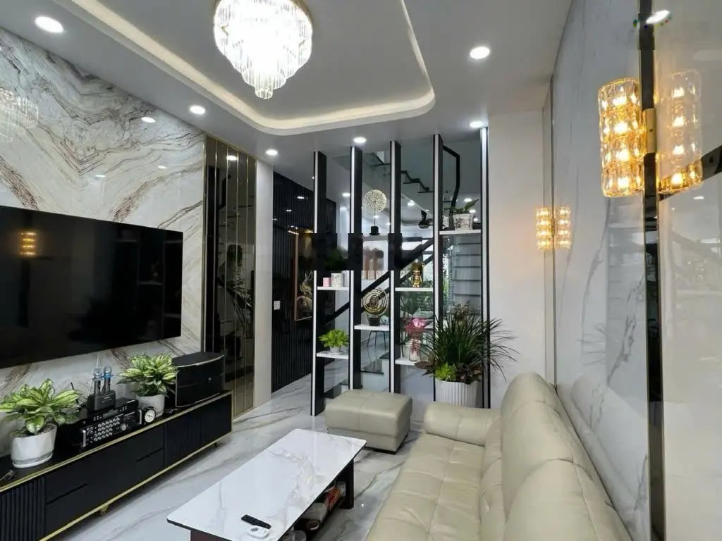 Nhà xinh - trung tâm bình thạnh - hẻm xe hơi - tặng nội thất cao cấp - 4 tầng - 60m2 - giá 8,9 tỷ
