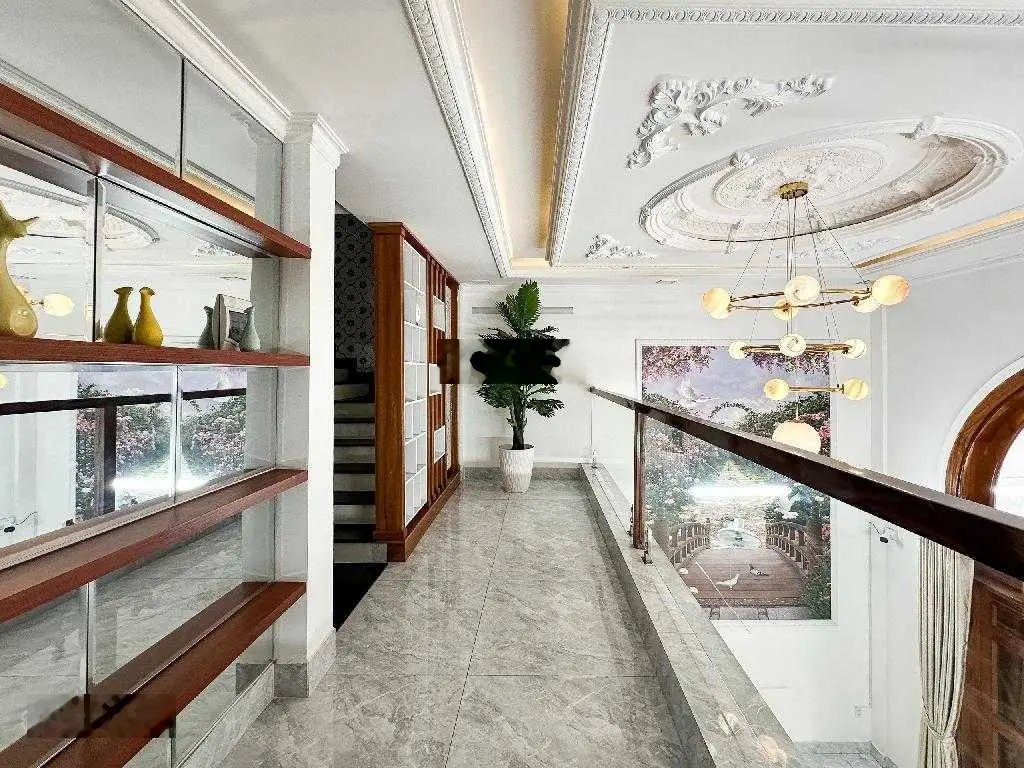 BÁN CĂN BIỆT THỰ 5 TẦNG - 100M2 - MT ĐƯỜNG TRẢI NHỰA 10M - KHU SẦM UẤT DÂN TRÍ - CHỈ NHỈNH 14 TỶ