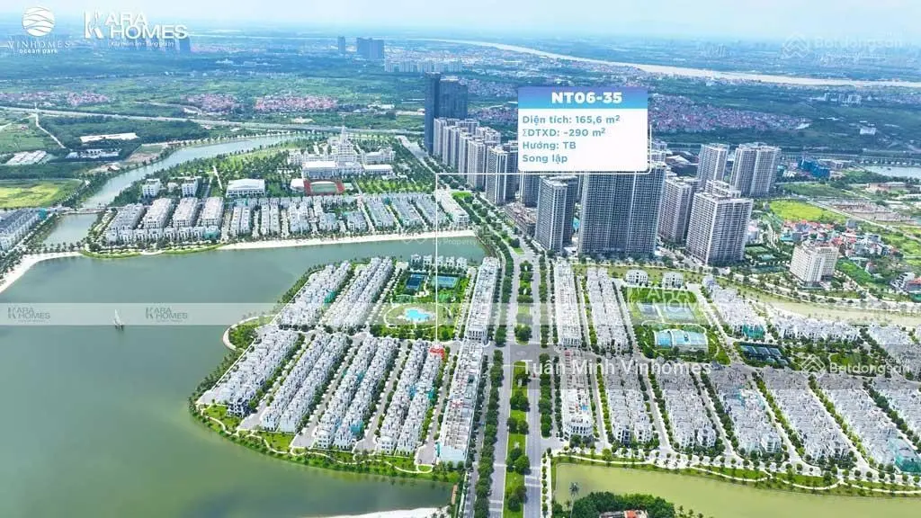 Hot cắt lỗ song lập Ngọc Trai Đảo Nhỏ - DT 165m2 giá 36tỷ Vinhomes Ocean Park Gia Lâm quá hấp dẫn